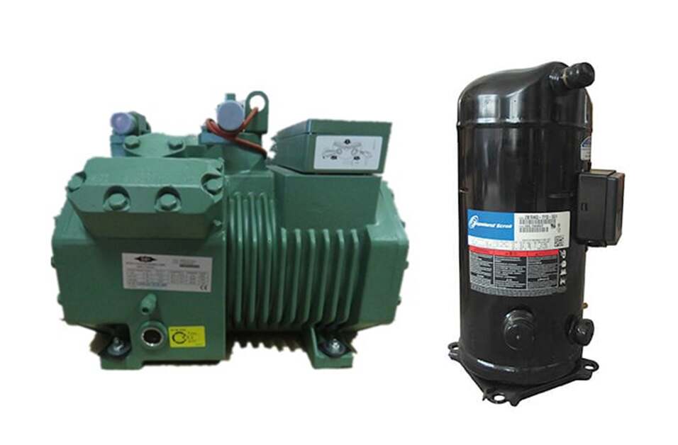 Chiller compressors and spare parts