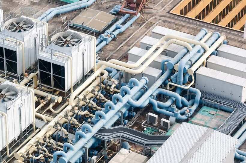 Rooftop chiller and HVAC plant installed by MHM Engineering