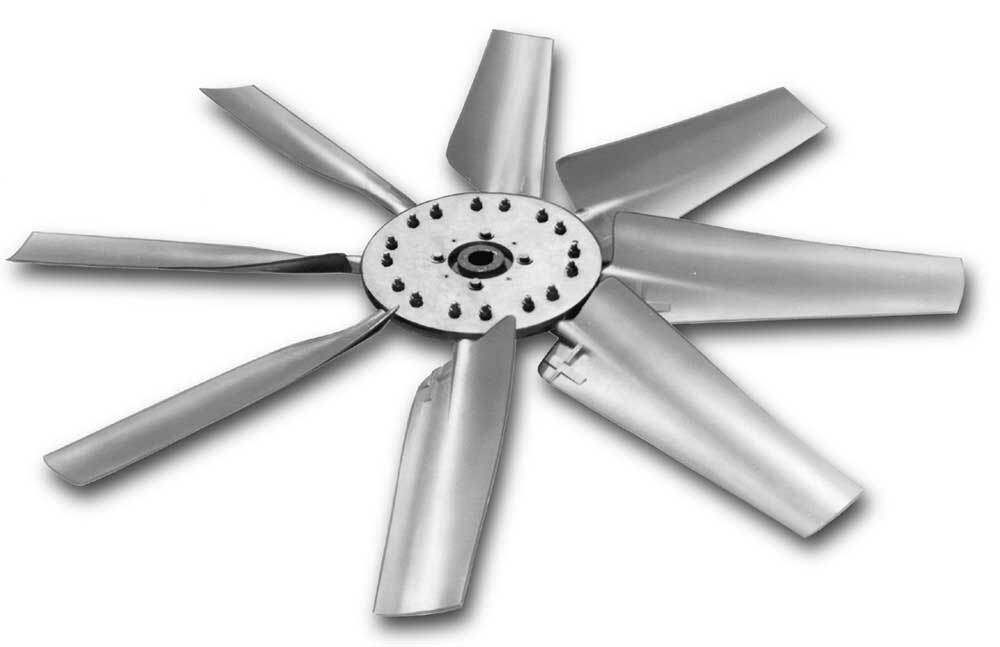 Aluminium fan blade
