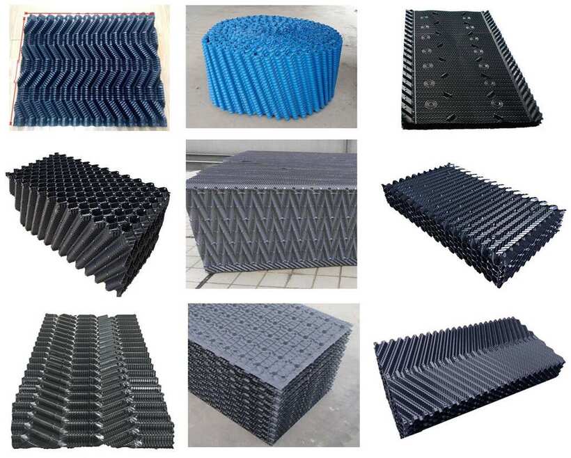Cooling tower PVC infill